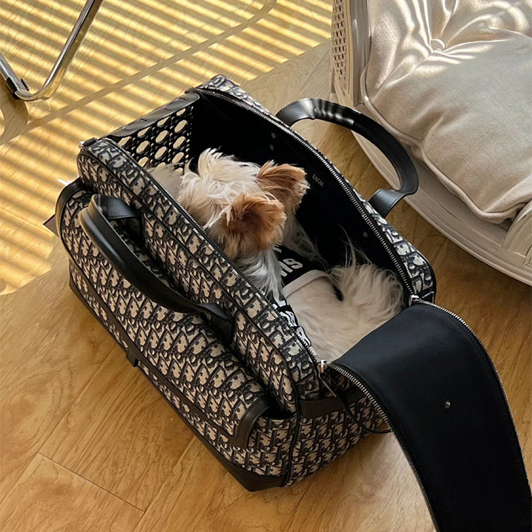✨ DIAO Monogram Pet Airline-Approved Travel Bag ✨