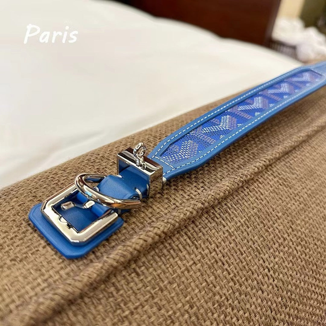 ✨ GEY Premium Leather Dog Collar & Leash Set ✨